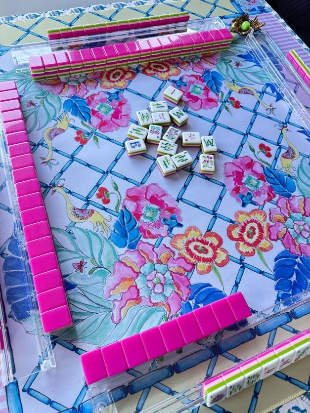 The Tobacco Leaf Mahjong Mat