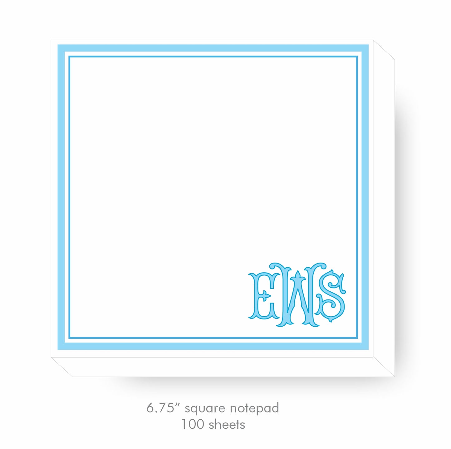Romanesque Monogram Gift Tag