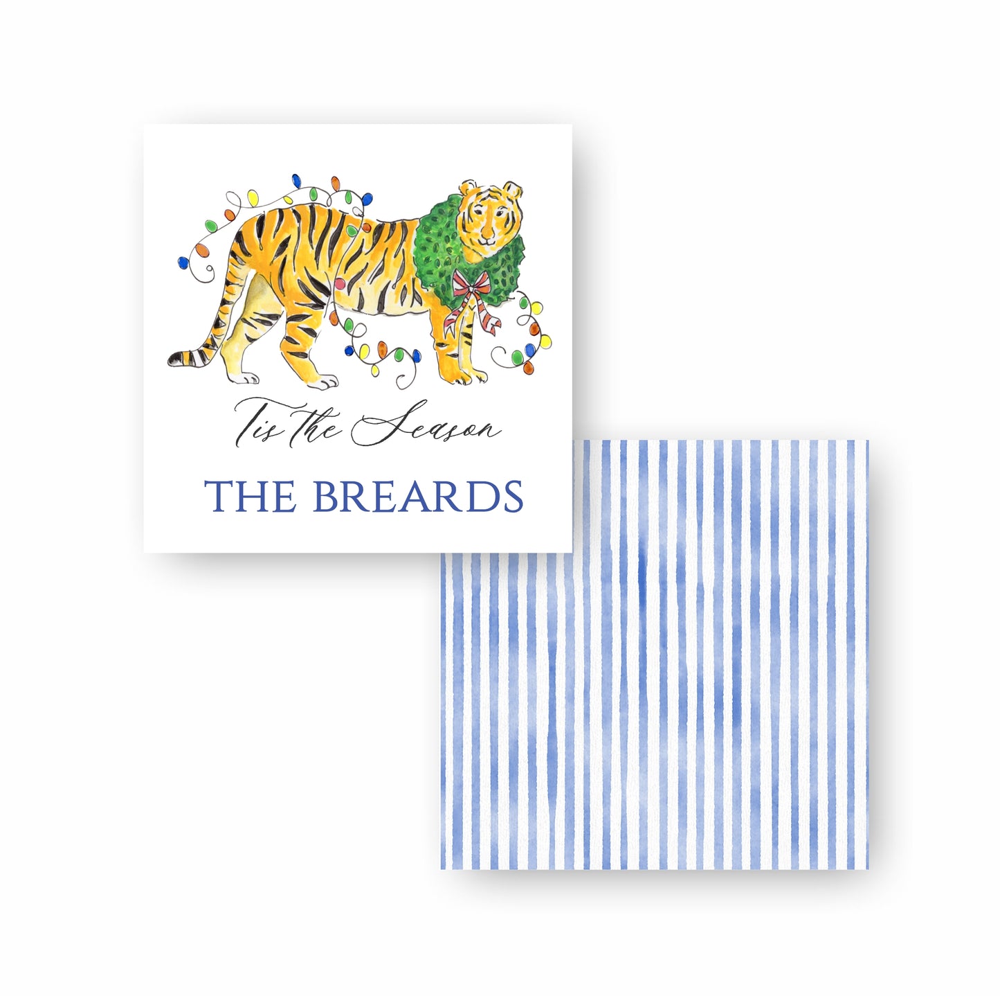 Tiger Lights Gift Tag