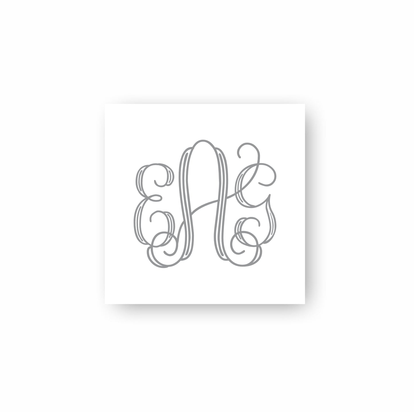 Traditional Monogram Notecards