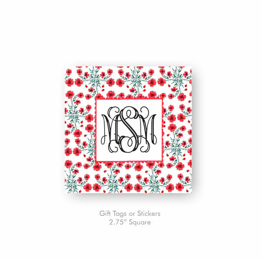 Poppy Monogram Tag