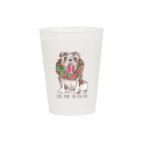 Tis the Season Bulldog Cups