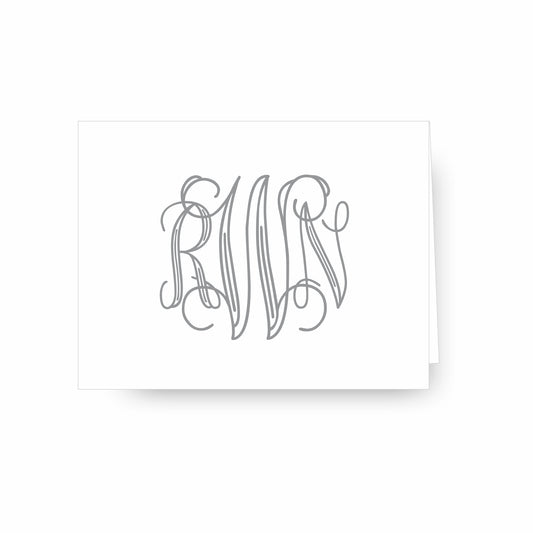 Traditional Monogram Notecards