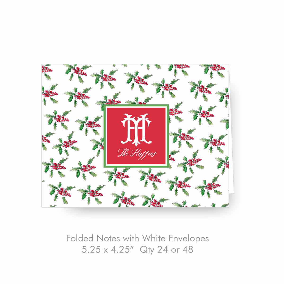 Holly Berry Stationery Set