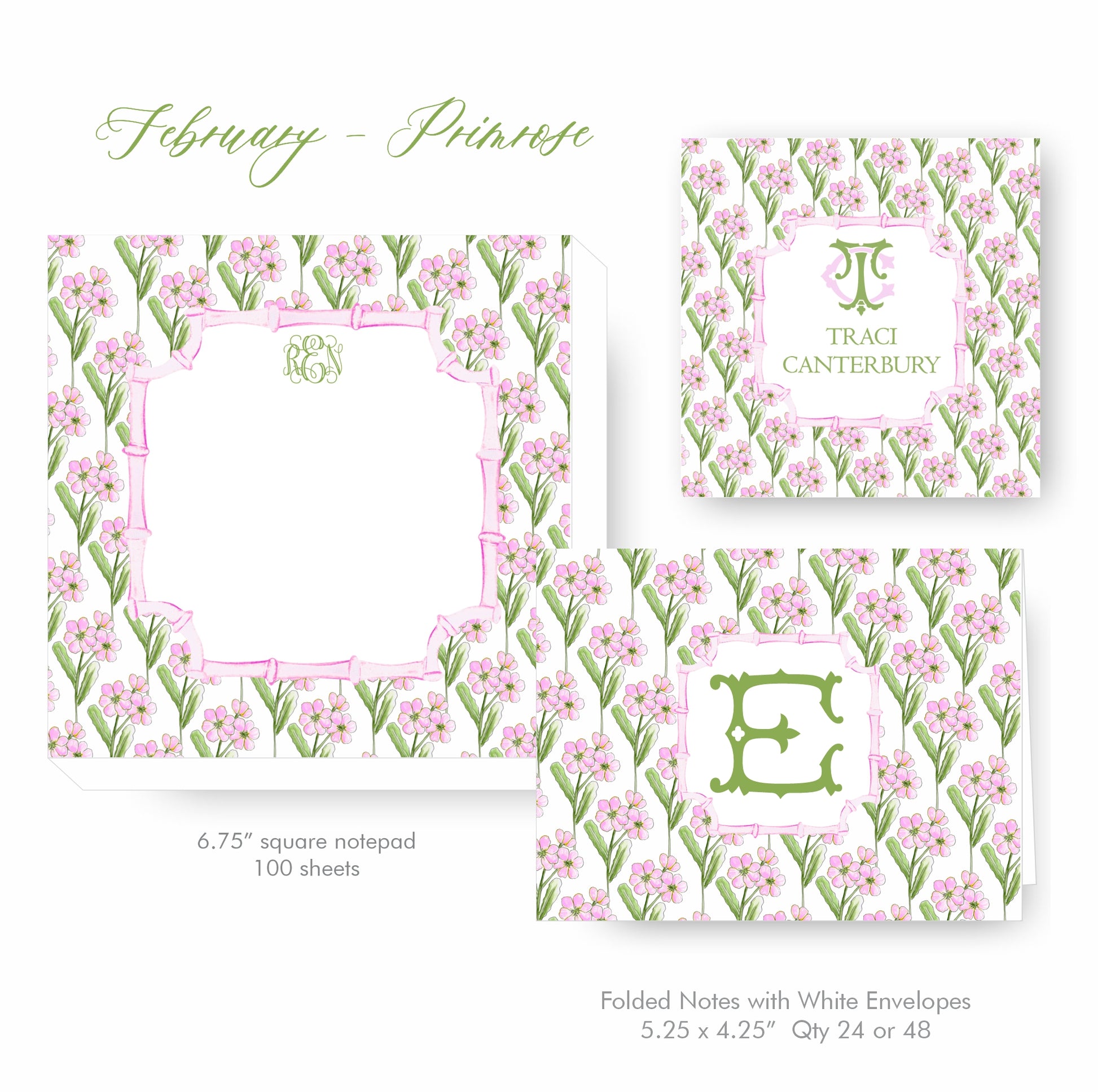 Primrose Stationery Set
