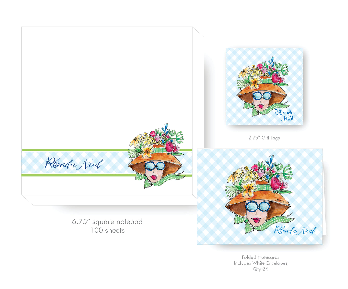 Garden Girl Stationery Set