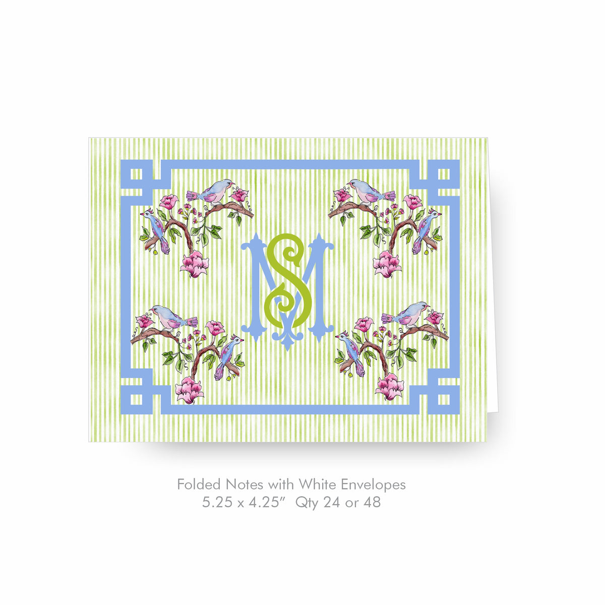Bird Notepad in Green