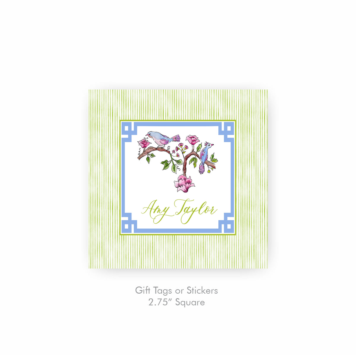 Bird Notepad in Green