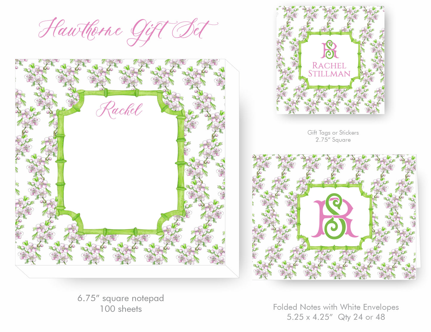 Hawthorn Stationery Set