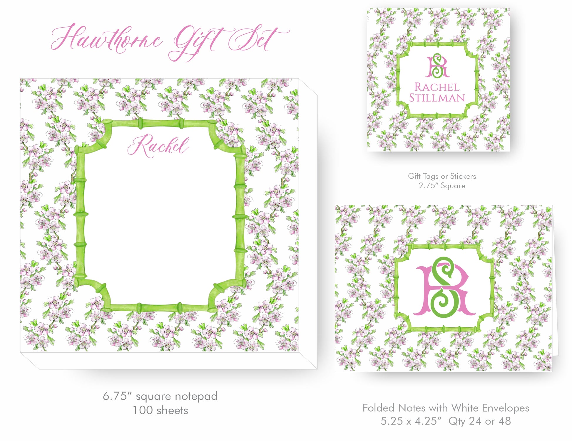 Hawthorn Stationery Set
