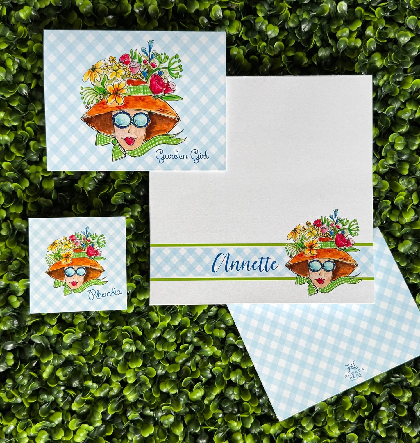 Garden Girl Stationery Set