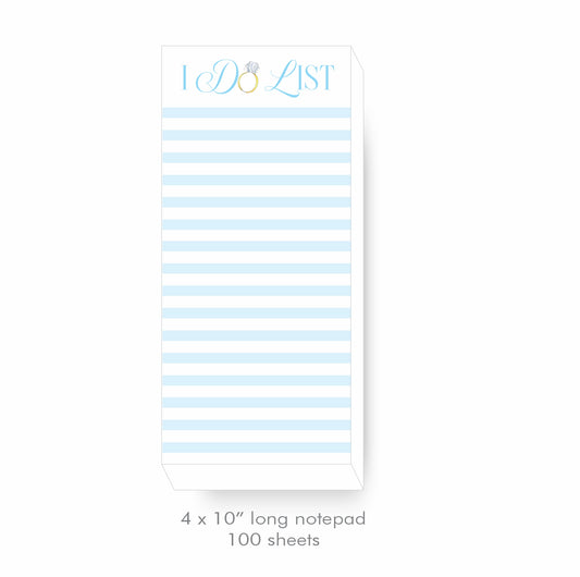Bridal "I Do" List Pad