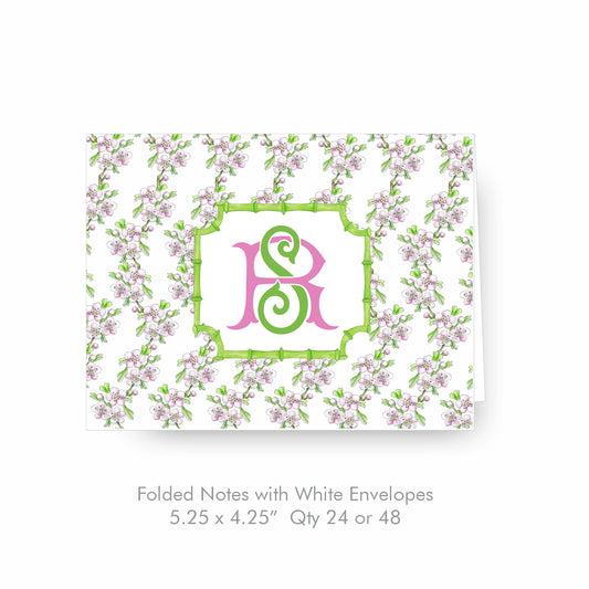 Hawthorne Monogram Notecards
