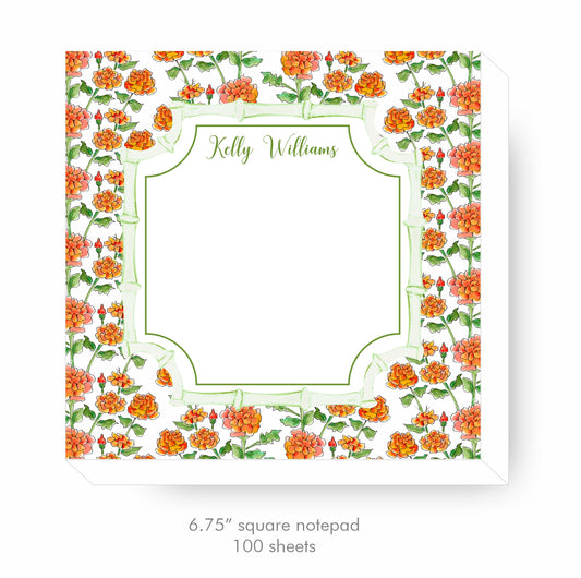 Marigold Monogram Notepad