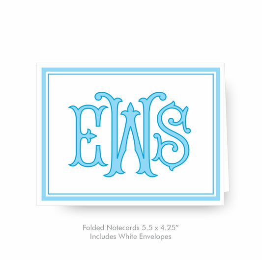 Romanesque Monogram Notecards