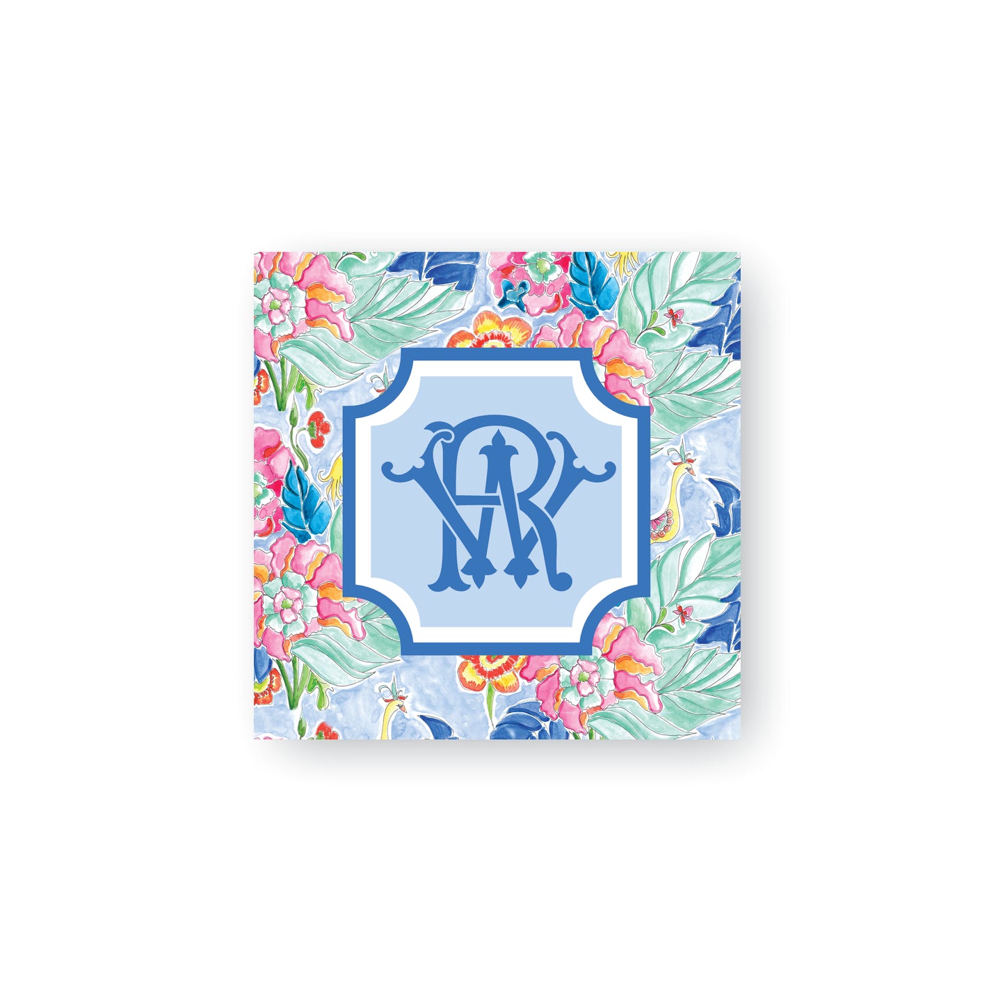 Tobacco Leaf Chinoiserie Notepad