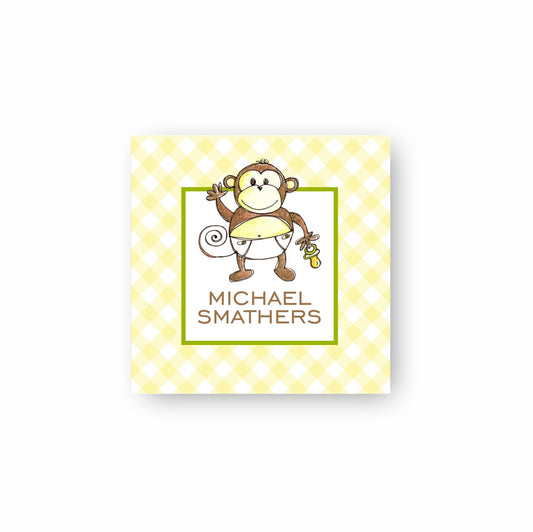 Baby Monkey Gift Tags