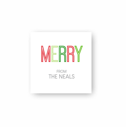 Merry Holiday Gift Tags