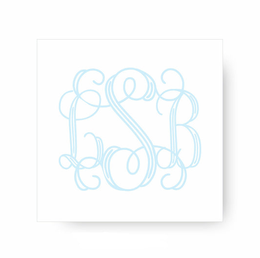 Large Monogram Notepad