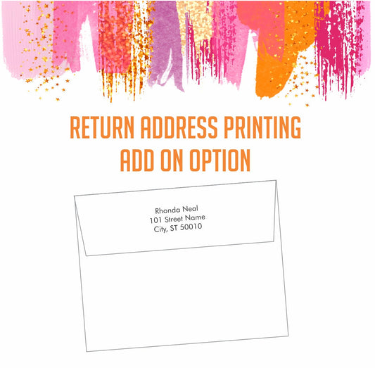 Return Address Add On for Stationery Sets