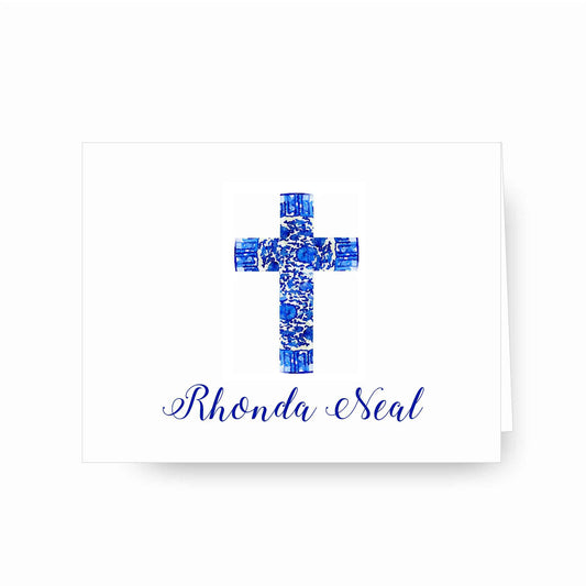 Blue Cross Chinoiserie Notecards