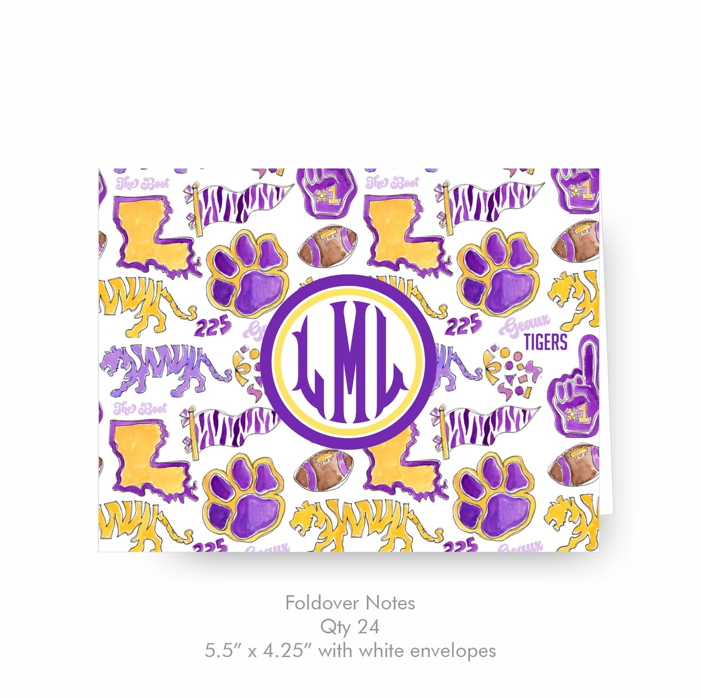 Louisiana Tiger Notepad