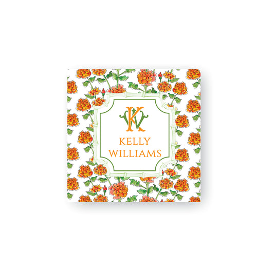 Marigold Monogram Tags
